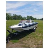 1978 16FT Glastron Boat with Trailer