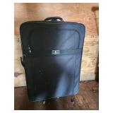 Black Rolling Suitcase with Handle