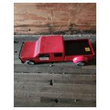Red Toy Truck with Black Bed