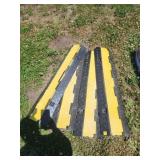 4xBID Yellow Cable Protectors