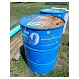 Empty 55-Gallon Steel Barrel