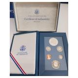 1987 US Prestige Coin Set