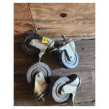 Four Industrial wheels