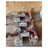 3xBID Milwaukee Bandsaws