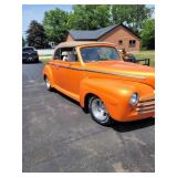 1947 Ford Convertible in Orange