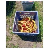 Crate of Assorted Hoses
