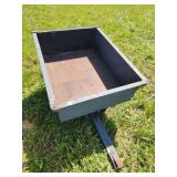 Metal Pull-Behind Garden Cart