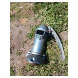 Blue Metal Handle Water Pump