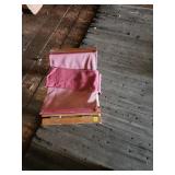 Folding Wooden Seat with Fabric