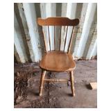 Wooden Spindle-Back Chair