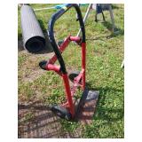 Red Dolly Cart with Metal Frame
