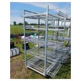 Metal Roller Shelving Unit