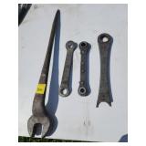 Vintage Metal Wrenches