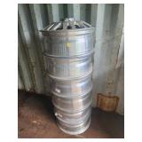 6x bid GMC alum custom Dually Rims,