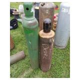 2X BID Oxygen and Acetylene Tanks