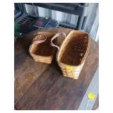 2X BIDï¿½ Longaberger Baskets