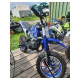 50cc 2 stroke Blue Mini Dirt Bike