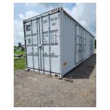 40-Foot High-Cube 3-Door Shipping Container