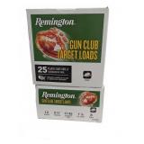 2x bid Remington Gun Club Target Loads,