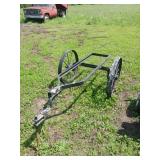 Steel Frame Cart with Two Wheels