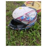 Motorcycle Helmet with Graphics