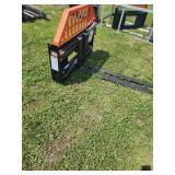 Hydraulic Adj Skid Steer Pallet Fork by Wolverine