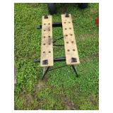 Folding Workbench With Clamps