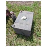 Plastic Fuel Tank with Cap, 14"x17"x25"
