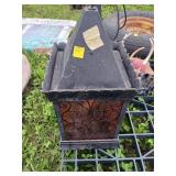 Metal and Glass Porch Lantern