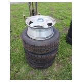 4X BID 16in Chevy Rims with Tires