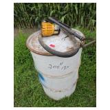 55 gal drum full of assrt cater/scaffold wheels