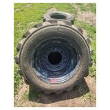 2xBID Trelleborg 10-16.5NHS Skid Steer Tires