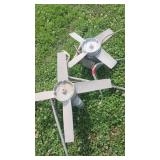 2 Ceiling Fan Motors with Blades