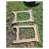 Vintage Metal Sawhorse Brackets