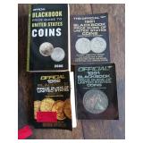 Blackbook Coin Price Guide Book Lot, 4 pcs