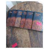 6 Lincoln Cents Coin Collection Albums