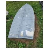 Fiberglass Laydown Duck Blind Boat