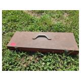 Metal Tool Box with Handle and Compartments