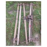 4 Wooden Doubletrees for Horse-Drawn R