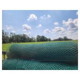 100ft Green Chain Link Fence Roll