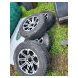 4xBID  Yokohama Geolandar A/T 265/70R18 Tires and