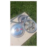 3X BID Assorted Chevrolet Hubcaps times the bid