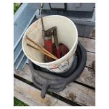 Grease Gun, Drain Pan, Bucket, First Aid Kit