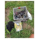 Bungee Cords and Gloves Lot