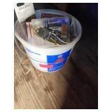 Sherwin-Williams Bucket With Hardware Items