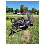 Utility Trailer with Mesh Ramp with title