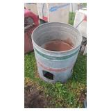 Galvanized Metal Feeder with Cutouts