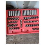 Socket Set Assortment in Red Tray
