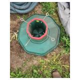 Green Plastic Christmas Tree Stand