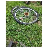Used Bicycle Wheels with Tires